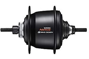 SHIMANO,36 Hole Centre-Lock,ISGC70005DAL Nexus SG-C7000-5D Internal hub Gear, 5-Speed, Centre Lock, 36h, Black