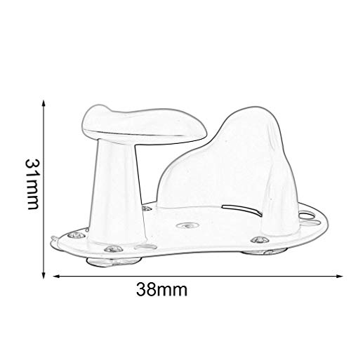 TLT Retail Baby Bath Tub Ring Seat - Soft, Non-toxic Infant Child Toddler Kids Anti Slip Safety Comfortable Bath Chair Sucker Baby Bathtub Seat for 1-3 Years Old Baby (Green)