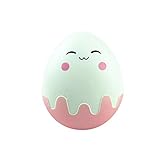 Polytree Egg Design Travel Contact Lens Case Box Set Cleaning Holder Soak Storage (Pink)