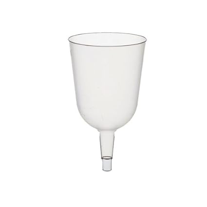 Papstar Oberteile für Stiel-Gläser / Rotwein, transparent (50 Stück), aus Kunststoff, 0.2 l, Durchmesser 7.3 cm, Höhe 12.5 cm