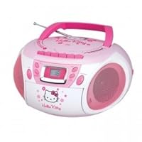 Hello Kitty Boombox/Recorder with Cassette - AM/FM Radio and CD