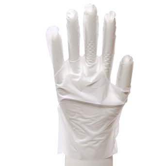 Daxwell Stretch Polyethylene Glove, Extra Large, White (10