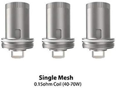 3pack Replacement C-o-i-l-s Heads Head Single/Double/Triple 0.12ohm/0.15ohm for F-r-e-e-M-a-x (Single Mesh-0.15ohm)
