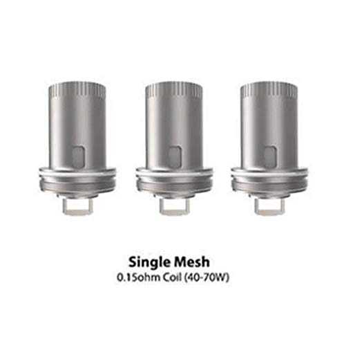 3pack Replacement C-o-i-l-s Heads Head Single/Double/Triple 0.12ohm/0.15ohm for F-r-e-e-M-a-x (Single Mesh-0.15ohm)