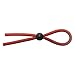 Sunbona Adjustable Male Delay Vibration Lock Fine Silicone Penis Ring Premature Ejaculation Ring Adult Sex Toy (Red)