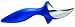Tovolo Tilt Up Ice Cream Scoop – Use for Cookie Dough, Gelato, Sorbet & Frozen Treats, Built-in Feet, Non-Slip Ergonomic Handle, Heat Retaining Metal for Easy Scooping, Dishwasher Safe, Stratus Blue