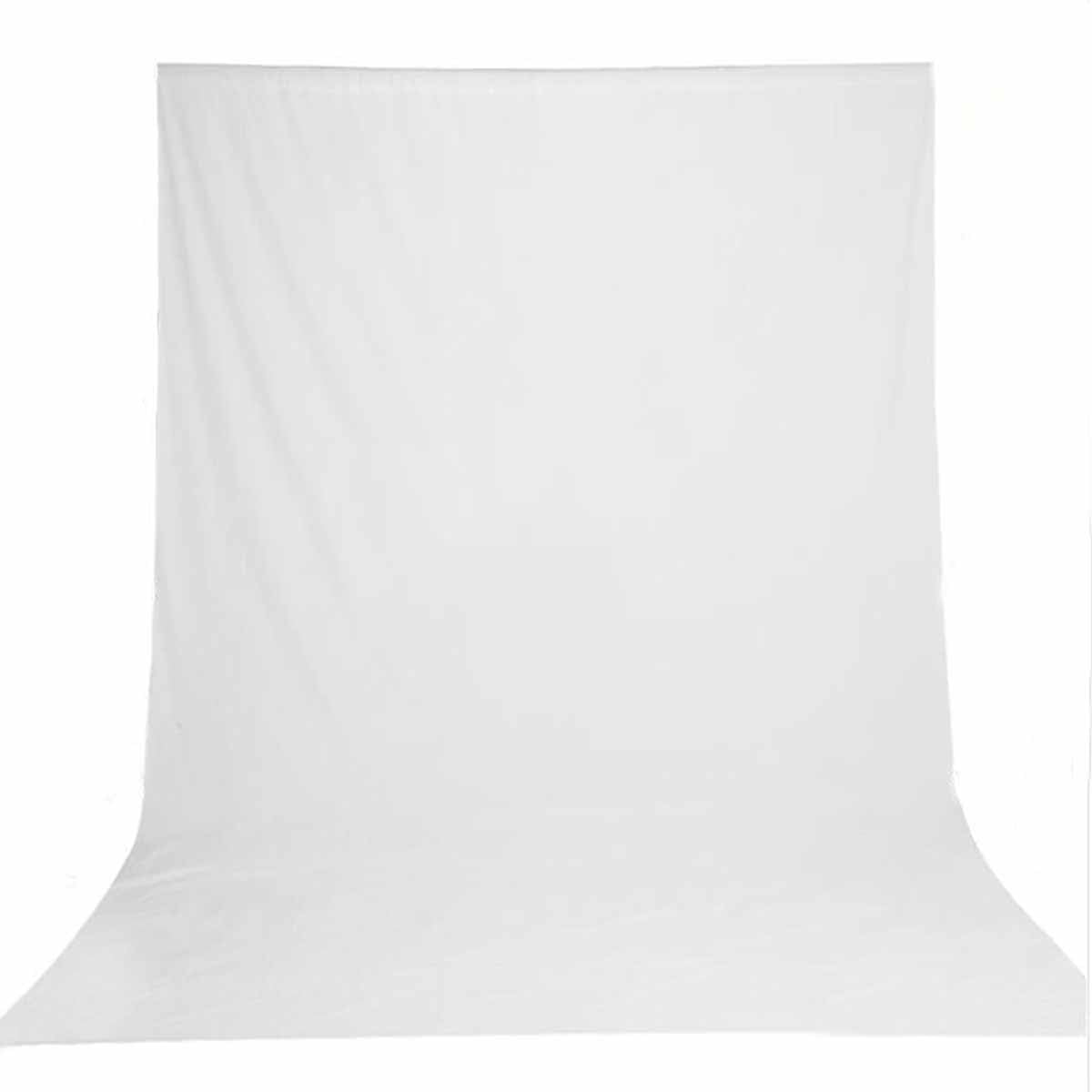 Photo 1 of 5X7ft Solid White Chromakey Photography Backdrop Video Studio White Portrait Background for Photo Studio Prop?only 1x Background?