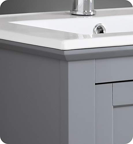 Fresca Manchester 24" Gray Traditional Bathroom Vanity