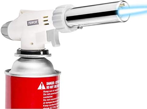 Butane Torch ZHLL Professional Adjustable Culinary Cooking Torch for Outdoor Camping Barbecue Picnic Kitchen Creme Brulee Baking Jewelry