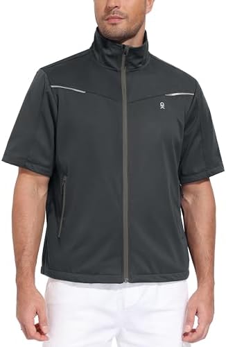 adidas Golf Men's Core Provisional Short Sleeve Half Zip Jacket