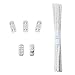 Adjustable Sandwich Pusher and 3D Bottom Screen for pax2 & Pax 3 Screens Replacement(Pack of 3) Cleaning Brushes 10