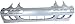 Crash Parts Plus Primed Front Bumper Cover Replacement for 2000-2003 Mercedes-Benz E-Class