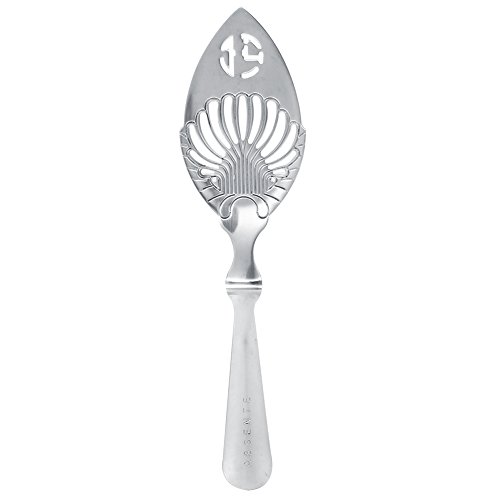 SoarUp 304 Stainless Steel Absinthe Spoon Unique Design Cocktail Bar Glass Cup Drinking Filter Wormwood Spoon (#4)
