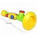 Liberty Imports 10 inches Musical Toy Trumpet Instrument for Kids with Music and Lights