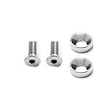 Chrome Flat Head Allen Gas Tank Mounting Hardware Kit For 1991-99 Harley Softail (C01001513)