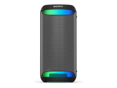 SRS-XV500 Altoparlante Wireless Bluetooth per feste con suono potente e MEGA BASS - Durata batteria 25 ore, portatile, per interni ed esterni, classificazione IPX4, illuminazione, karaoke - Nero