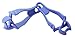 Ergodyne Squids 3400 Glove Clip Holder with Dual Clips, Blue, 100 Count (Pack of 1)