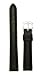 Ladies' Padded Genuine Leather Watchband Black 11mm Watchband