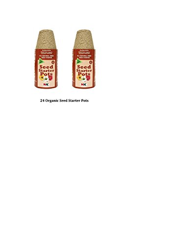 All natura fiber, organic, seed starter pots - 2 sets o…
