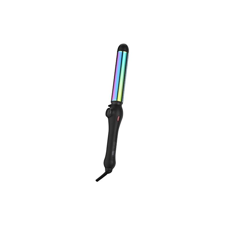 INFINITIPRO BY CONAIR Rainbow Titanium Curling Wand; 1 1/4-inch Curling Wand; Rainbow finish
