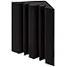Sound Addicted - Corner Bass Traps (4 Pack) 12 x 7 x 7 inches, Sound Dampening Acoustic Foam for Home Recording Studio, Theater or Home Cinema | BabuTrap