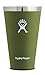 Hydro Flask 16 oz True Pint Cup for Beer or Cider - Stainless Steel & Vacuum Insulated - Stackable & Shatterproof - Olive