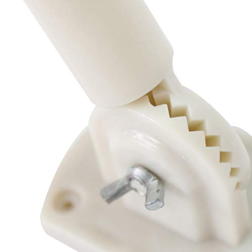 Flagpole Wall Mount Adjustable Plastic Holder Bracket Flag Pole Windsock Base with Screws for Flags Base