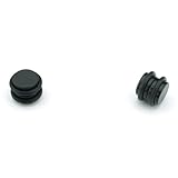 Black Magnetic Design - Acrylic Fake Plugs - Cheaters - 0G Gauge - 8mm