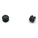Black Magnetic Design - Acrylic Fake Plugs - Cheaters - 0G Gauge - 8mm