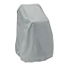 Patio Chair Cover Highback Durable Waterproof Outdoor Bar Stool Cover Stairs Cover Out Furniture Cover Stackable Chairs Cover(L27.5 x D27.5 x H49.2 inch, 1 Pack)