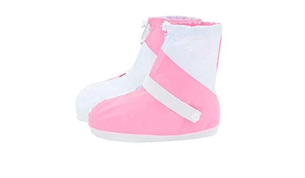 pink shoe covers