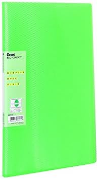 Pentel DCF343D - Recycology Display Book Vivid 30 Pkts A4 Grn DCF343D, Green