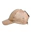 D&Y 6 Panel Faux Suede Baseball Cap-Tan
