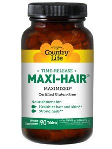 Country Life Maxi Hair, 90-Tablet