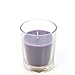 Hosley Premium, Highly Scented Set of 8, Lavender, Essential Oils, Votive Candles in Clear Glass. Burns upto 12 hours each. Great Gift for Home, Patio, Gardens, Spa, Wedding