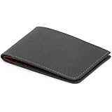 Bellroy Leather Low Down Wallet Charcoal