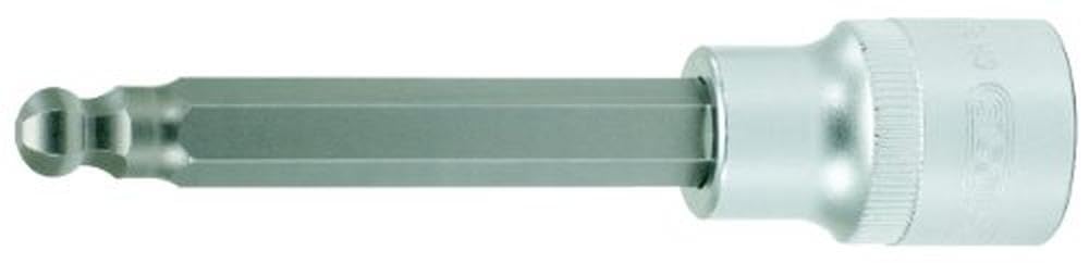 KS Tools 911.1655 1/2-inch 5mm Long Socket Ball Ended Hex Bit