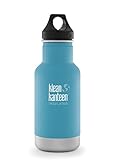 Klean Kanteen Quiet Storm Classic Vacuum Insulated Storage with Loop Cap, 12-Ounce