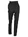 Simplee Apparel Women's Slim Straight Leg Stretch Casual Pants with Pockets, Black, 1/9, Large