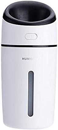 SHIQ 2.5W Portable Usb Mute Mini Humidifier Nebulizer with Colorful Led Atmosphere Light for Office, Home Bedroom, Car, Support Usb Output, Dc 5V