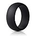 ThunderFit Silicone Rings, 7 Pack & Singles Wedding Bands for Men - 8.7 mm wide