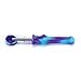 6.5-Inch Silicone Honey Straw (Purple/Blue/Gray)