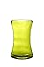 V-More Medium Glass Flower Vase in Tall Round Flared Shape, Multicolored (Orange, Red, Green, Brown), 8-inch Tall, For Home Decor, Wedding, Party, Celebration 【Set of 4 (1 for each color)】