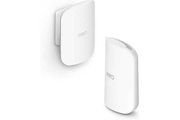 Amazon eero Max 7 (1-pack) with Amazon eero Outdoor 7 (1-pack) mesh wifi system