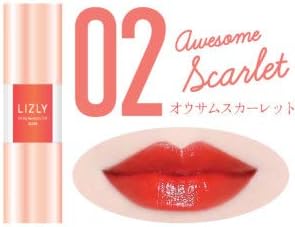 Amazon Lizly リズリー リズリー オーマイ オウサム ティント グロス 口紅 G02オウサムスカーレット 4 7g Lizly リズリー リップグロス 通販