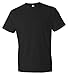Anvil Lightweight T-Shirt (Black - Black XL)
