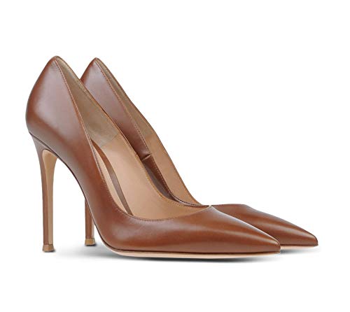 Sammitop Women's Pointed Toe High Heel Slip On Stiletto Pumps Wedding Party Basic Shoes US6