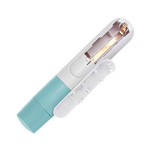AMA(TM) Facial Pore Acne Cleaner Blackhead Vacuum Remover Suction Electric Skin Facial Care Tool (Light Blue)