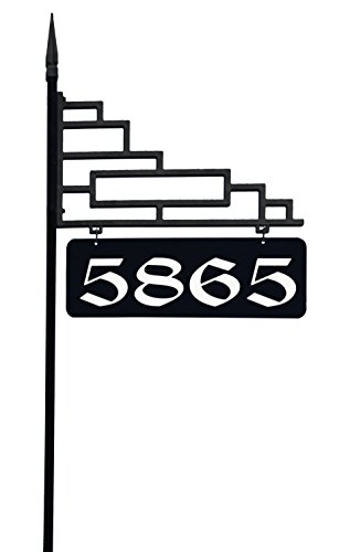 Address America Excalibur Reflective 911 Yard Address Sign 48"- Address Plaque- Exclusively By
