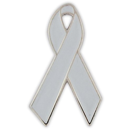 PinMartAwareness Enamel Lapel Pin – Nickel and Gold Plated Ribbon Pin – Prevention and Awareness Ribbon – Jewelry Brooch Pin with Secure Clutch Back
